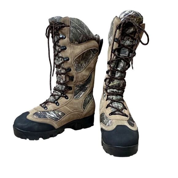 Guide Gear Giant Timber II 159503 Mossy Oak Insulated Waterproof Boots sz 11EE - Picture 2 of 9